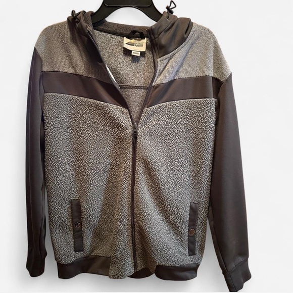 Colorado Outdoor Apparel Men’s Grey Fleece Zip Up Hoodie with pockets Medium - Picture 2 of 8